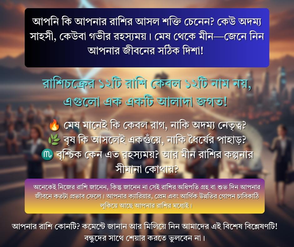 রাশি অনুযায়ী ব্যক্তিত্ব rashi anujayi baktitto 