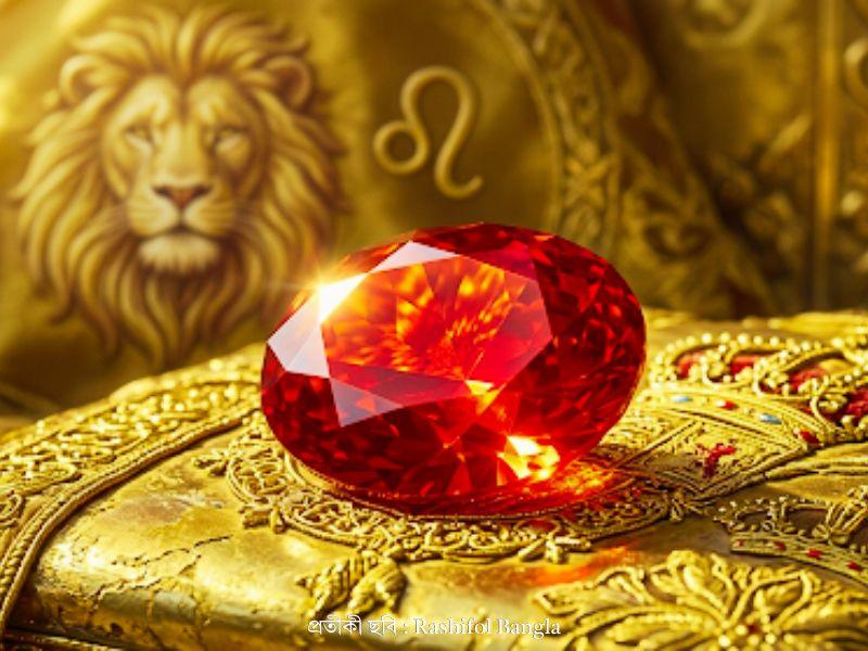 সিংহ রাশির রত্নপাথর রুবি 