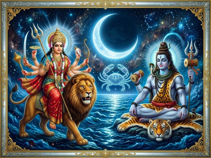 কর্কট রাশির ইষ্ট দেবতা মা দুর্গা