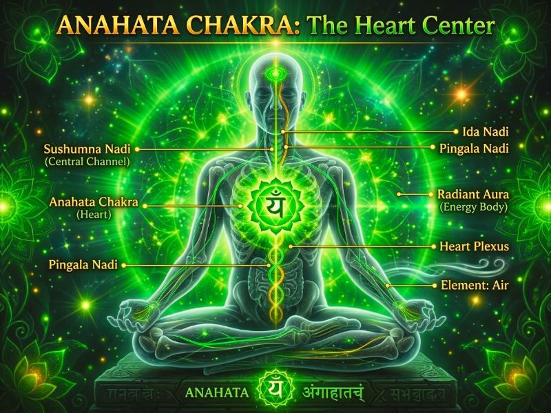 কেন অনাহত চক্রকে Heart Chakra বলা হয়?