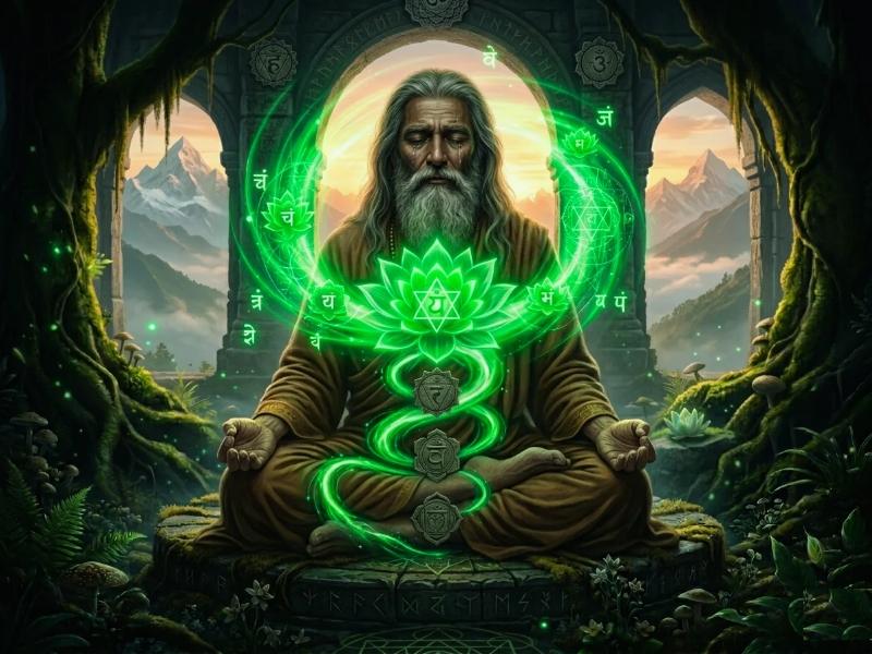 Anahata Chakra kothy অবস্থিত 
