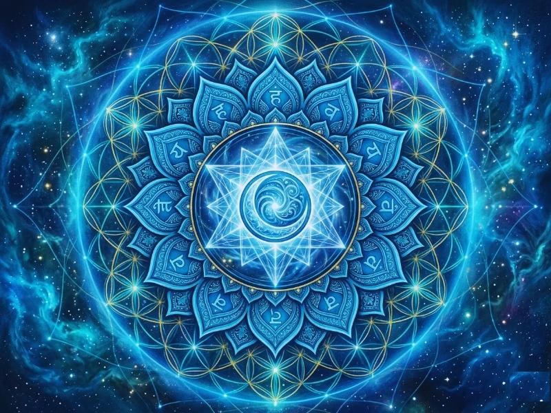 Vishuddha Chakra বিশুদ্ধ চক্র প্রতীক 